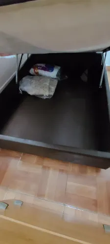 Cama Casal baú com colchão 