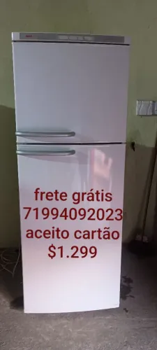 Geladeira Excelente GIGANTE 430L top $1.299 frete grátis *23 aceito cartão