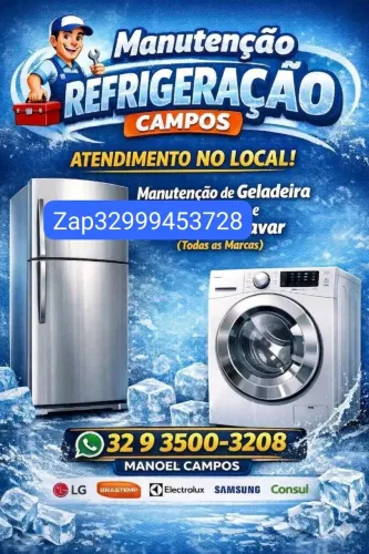 Manutenção geladeira frost free maquina de lavar