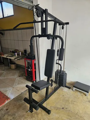 Estação musculação usada parcelo cartão
