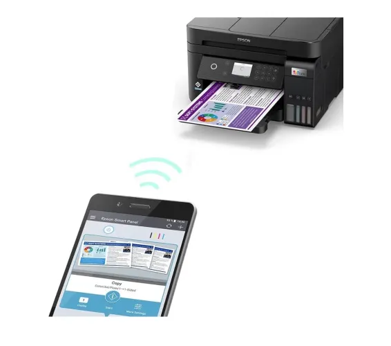 EPSON Multifuncional EcoTank L6270 - Tanque de Tinta Colorida, Wi-Fi Direct, Ethernet