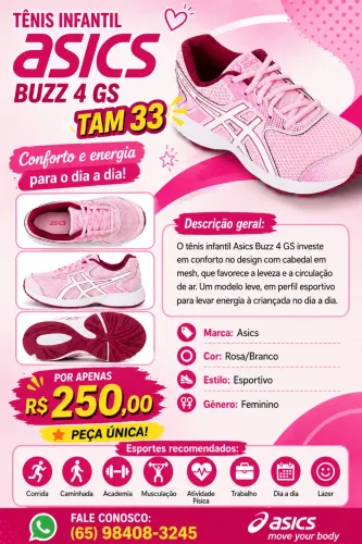 Tênis Asics Infantil