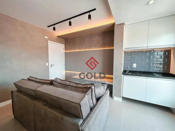 Apartamento com 2 dormitórios para alugar, 62 m² por R$ 5.280,00/mês - Casa Branca - Santo