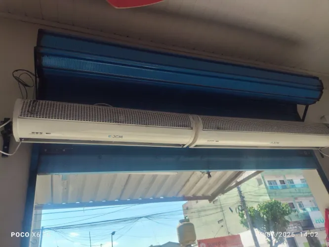Duas Cortinas de ar no preço de uma 