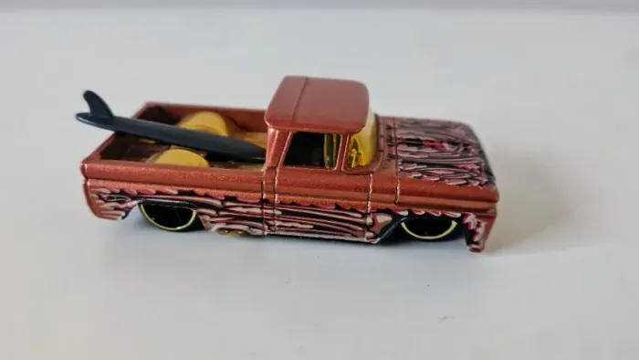 Hot Wheels Custom '62 Chevy Cobre Com Prancha Miniatura Loose/Sem Blister