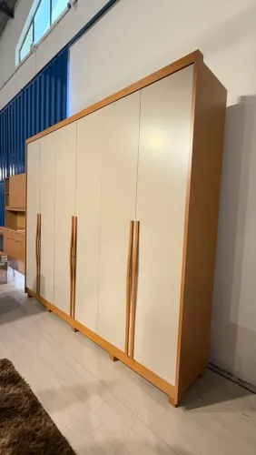 Guarda roupa casal MDF 2,76m pronta entrega