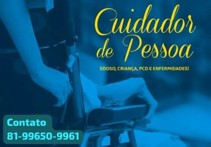Cuidador de pessoas (plantonista e diarista)