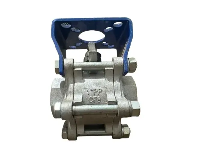 Válvula de Esfera Tripartida MGA 1" Inox 304 CL300 - Passagem Plena