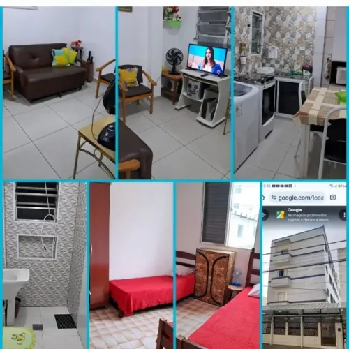 Alugo apartamento para temporada, 1 Dorm. no Boqueirão da Praia Grande