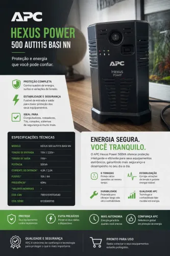 Estabilizador Hexus 500va