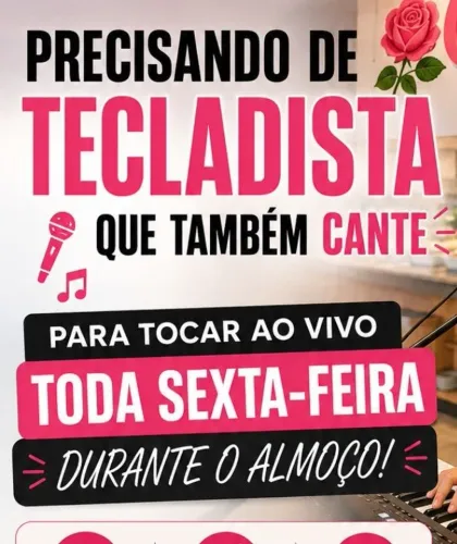 Oportunidade para tecladista!!!