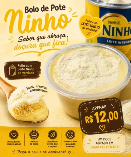 ? BOLO DE POTE DELICIOSO - FEITO COM MUITO CARINHO! ?