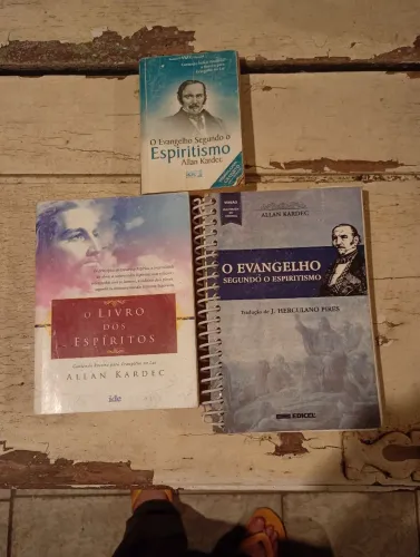 Lote de livros - espiritismo