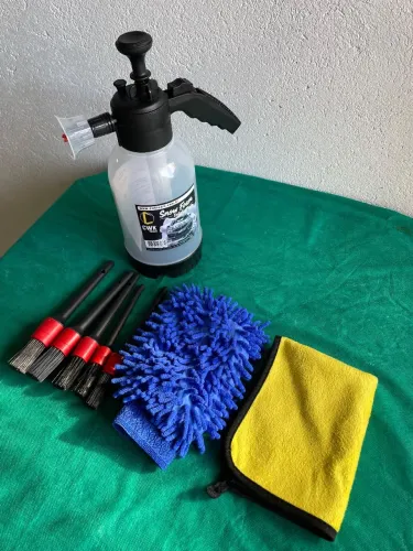 Kit Lavagem Automotiva Completo Snow Foam + Pincéis - Resultado Profissional