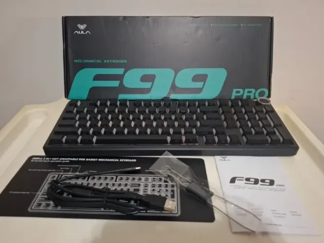 Teclado Mecânico AULA F99 PRO (Tri-Mode)