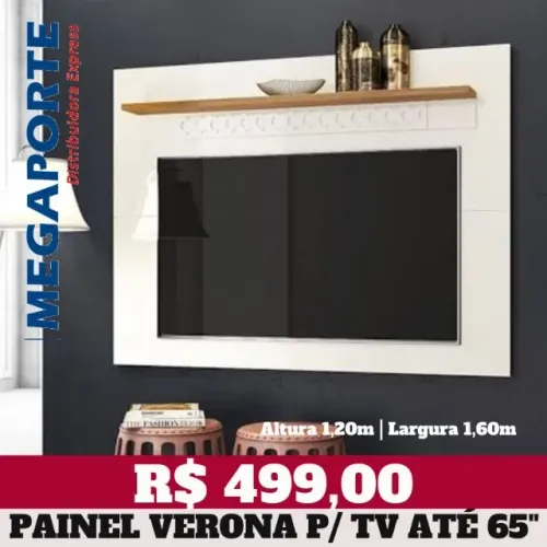 Painel para Televisão até 65 Polegadas (Novo) Entrega Grátis!