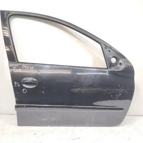 Porta Dianteira Direita Peugeot 206 207 1999 2014 Preto C Friso Avaria Preto