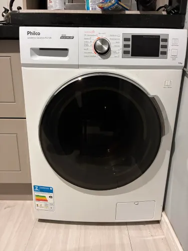 Lavadora e secadora, Pls12b, 12Kg, Branco, 110v, Philco