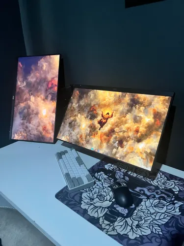PC GAMER + SETUP COMPLETO | 2 MONITORES AOC | 180Hz + 75Hz