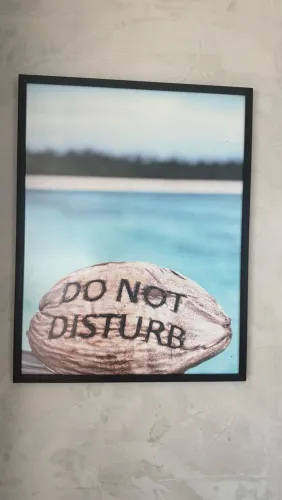 Quadro imagem com moldura vidro