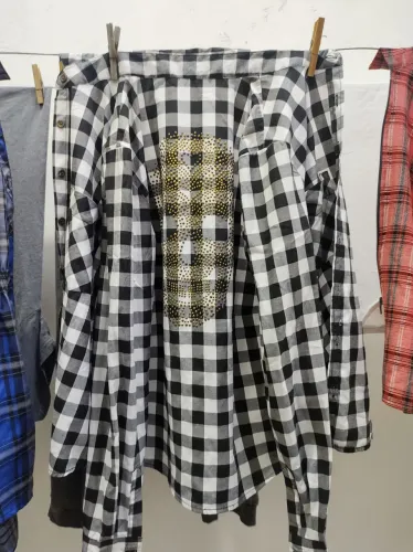 Camisa xadrez feminina