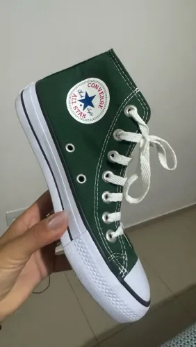 Tênis Converse Chuck Taylor All Star Cano Alto Verde Musgo nº 37 NOVO