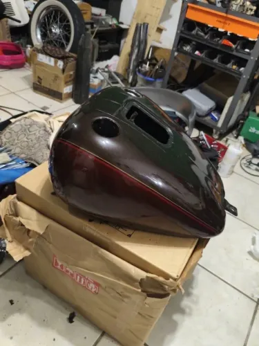 Tanque Harley Davidson softail injetada