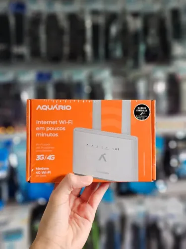 Modem 3G/4G wifi ( para até 9 usuários simultâneos) . .
