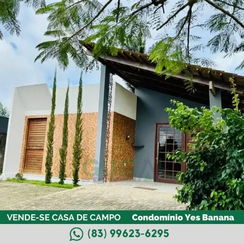 CONDOMINIO YES BANANA BANANEIRAS. CASA A VENDA COM 4 qts. OTIMO PREÇO