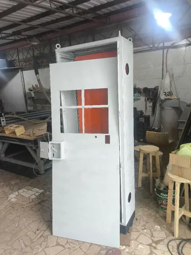 Painel industrial de máquina