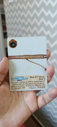 Carta Spellfire Rod of 7 Parts Part 3 D&D Artifacts