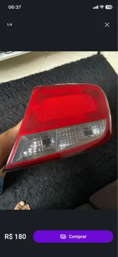 Lanterna direita do gol G5