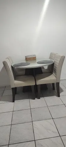 Mesa de Jantar Redonda Dobuê Turim