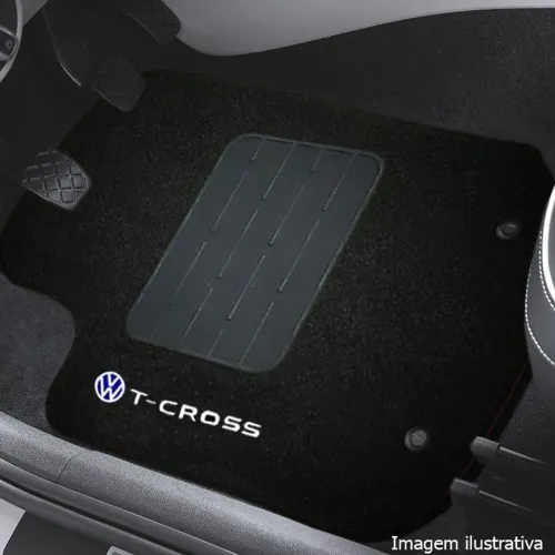 Tapete carpete T-Cross, Polo,Terá, Nivus e Vitus