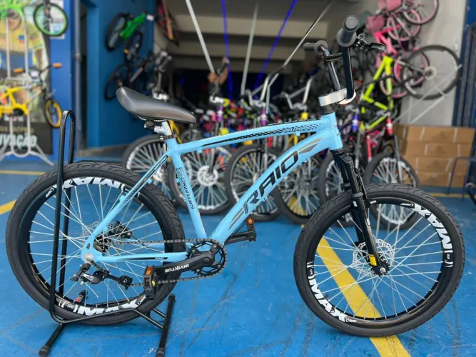 Bicicleta Raio aro 24 com freio hidráulico Mt-200 Shimano