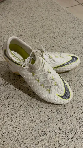 Nike Hypervenom Phantom III Elite DF Copa 2018 Branco/Volt - Tam. 40 - Usada