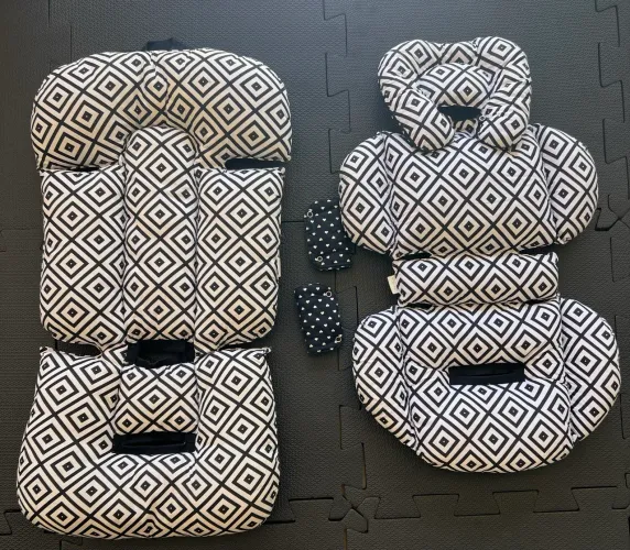 Almofada Redutora de Carrinho e Bebê conforto Dupla face