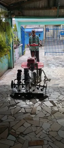 Micro Trator Motocultivador Kawashima Mcg 780 Tobata com acessórios incluso