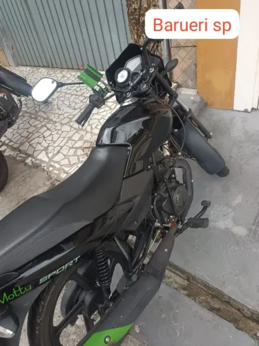 Mottu Tvs sport 110c, ano 2024, Partida a Pedal