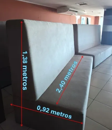 SOFÁ BANCO BOOTH PARA AMIBIENTES COMERCIAIS