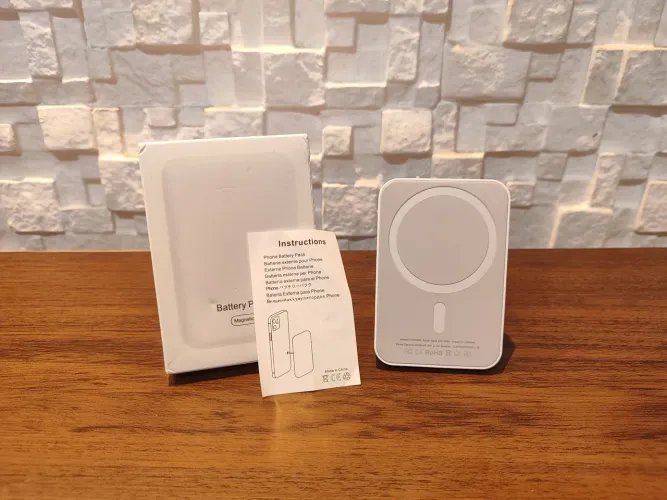 Carregador Magnético MagSafe 5000mAh, Com Garantia.