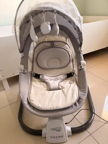 Cadeirinha De Descanso Balanço Bebê Elétrica Maxi Baby