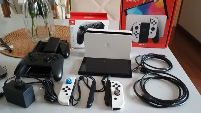 Nintendo switch OLED + 3 jogos originais
