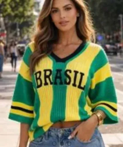 Blusa acoap do mundo crochê