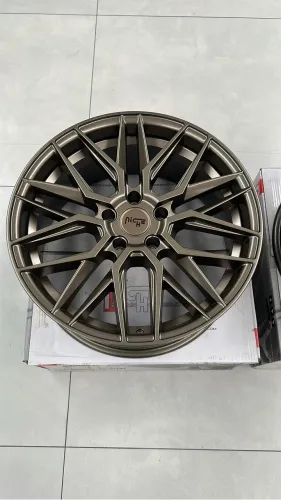 Jogo De Roda Niche M191 Bronze Semi-Brilho 5x120 - 19x8,5 Offset 35 (Nv) 