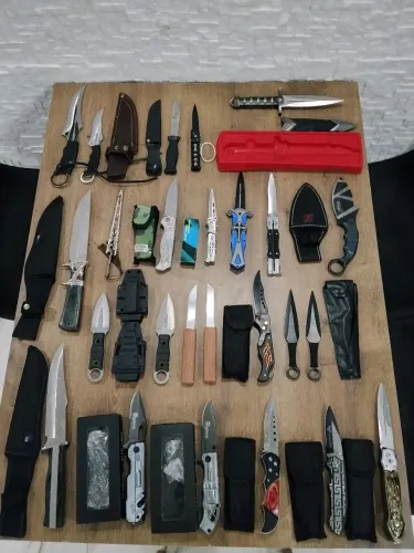 Coleção de todas as facas 25 peças