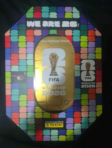 Álbum da copa 2026 completo com n? de Série + seleção atualizada