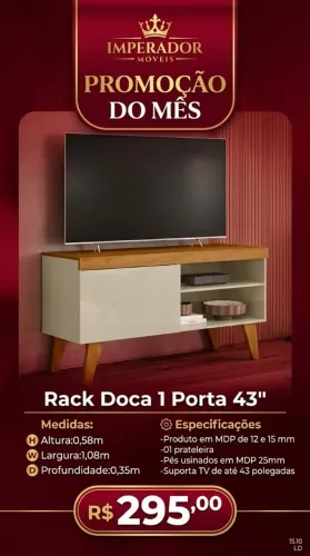 Rack Doca 43"