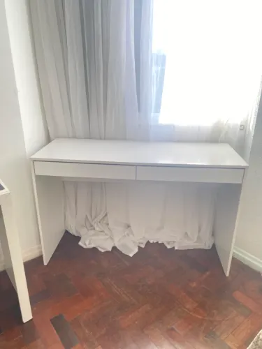Mesa de estudos escrivaninha branca 