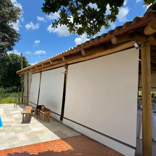Tela SCREEN retrátil. Toldo vertical (sob medida)